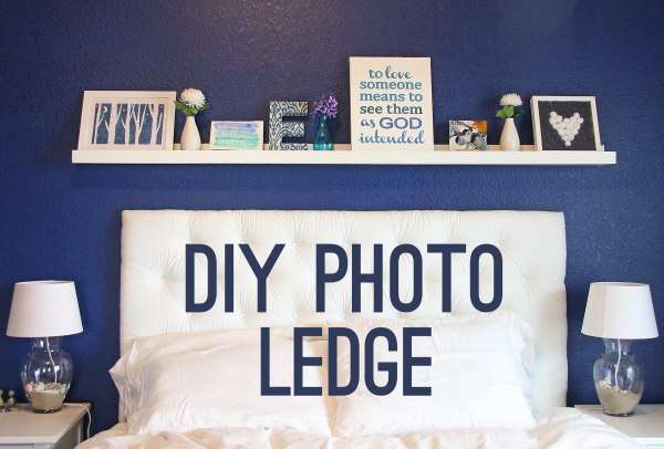 DIY Photo Ledge Tutorial